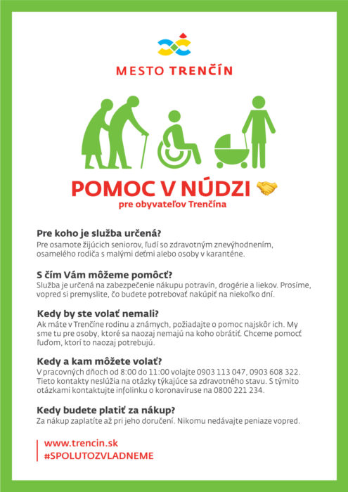 plagat služba pomoci obyvateľom
