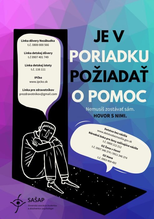 požiadať o pomoc je ok