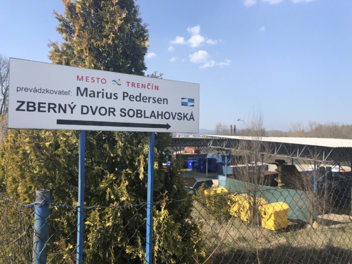 zberný dvor na Soblahovskej