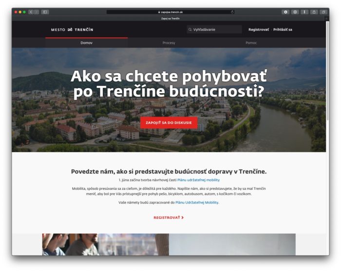 náhlad na stranku zapoj sa