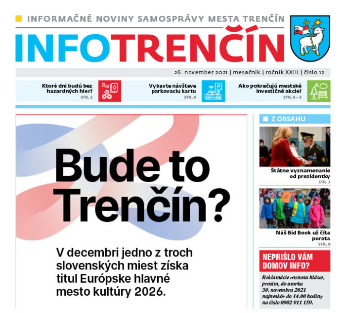 INFO Trenčín - december 2021