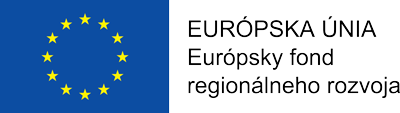Logo a link na stránku: Európska únia Európsky fond regionálneho rozvoja
