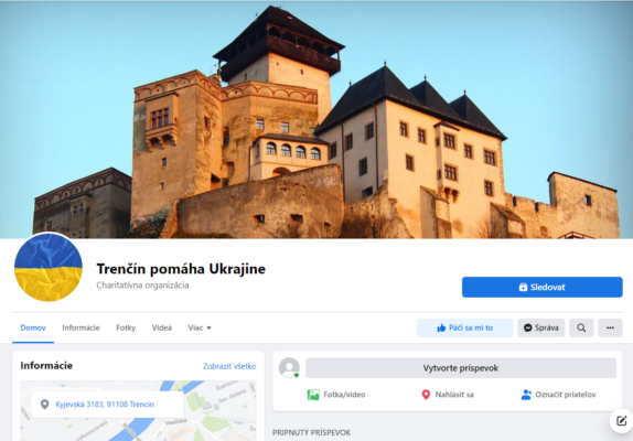 FB Trenčín pomáha Ukrajine