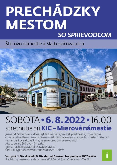 Prechádzky mestom august