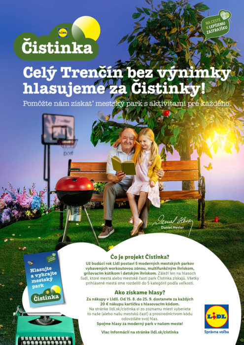 plagát súťaže Čistinka Lidl