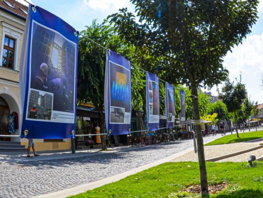 výstava ukrajinskej autorky na námestí