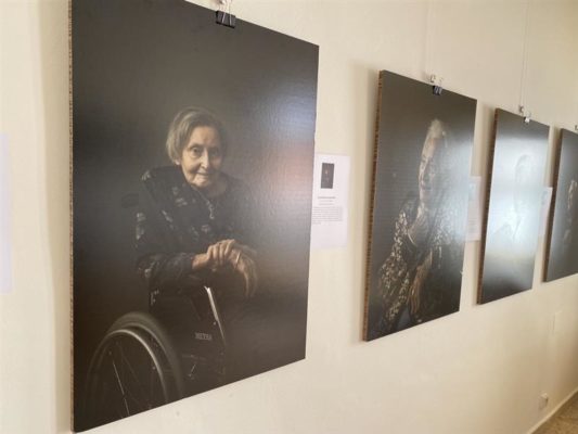 fotografie M. Štraucha vo veži