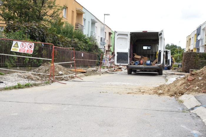 práce na Sasinkovej