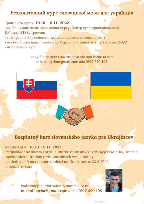 kurz SJ pre Ukrajincov plagat
