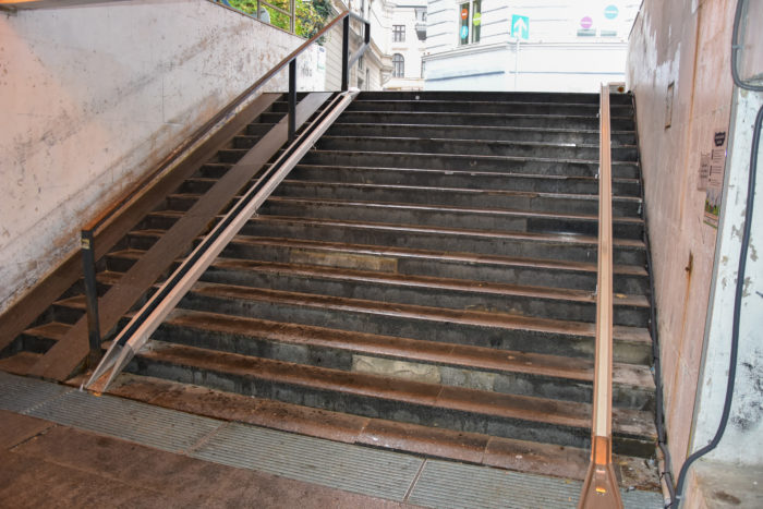 pohľad na obe rampy