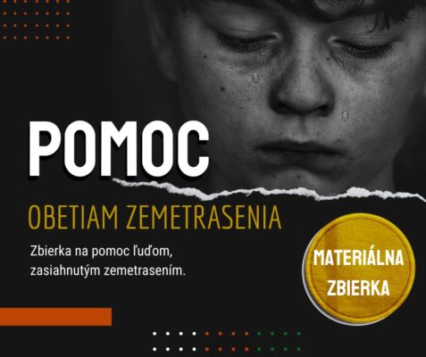 zbierka pre obete zemetrasenia
