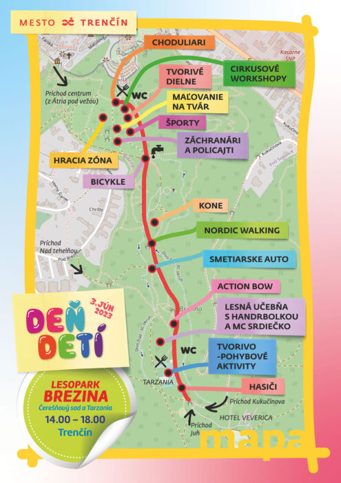 mapka Breziny Deň detí 2023
