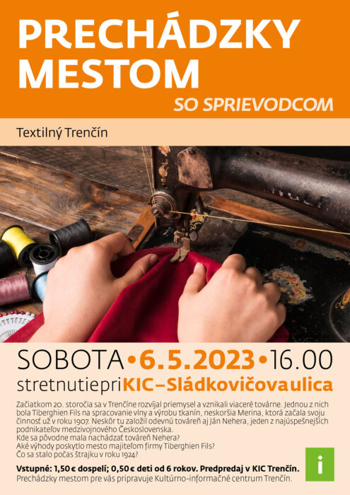 Prechádzky mesto máj 23 - plagát