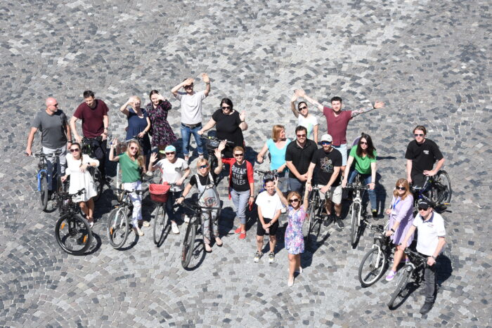 mestské tímy Do práce na bicykli