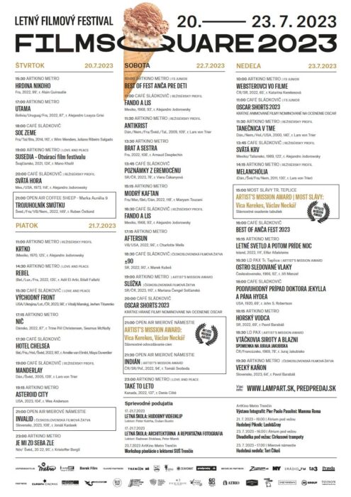 Program Film Square Festival