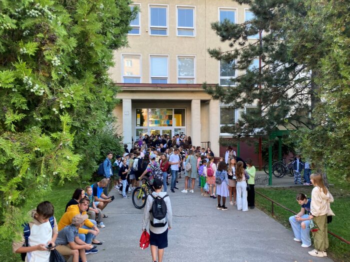 prvý deň do školy