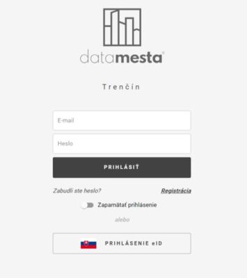 datamesta prihlasenie ilustracia