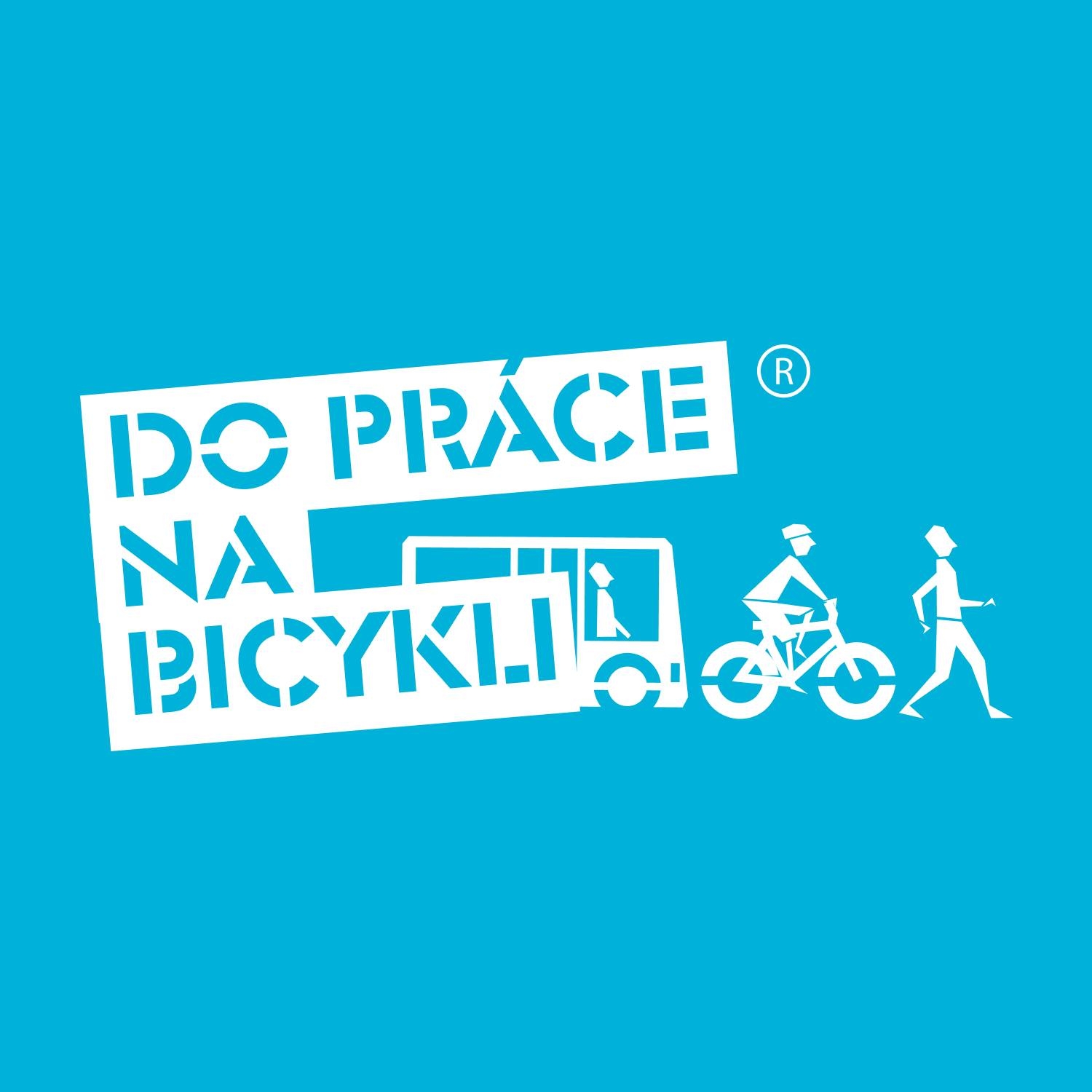 do práce na bicykli logo