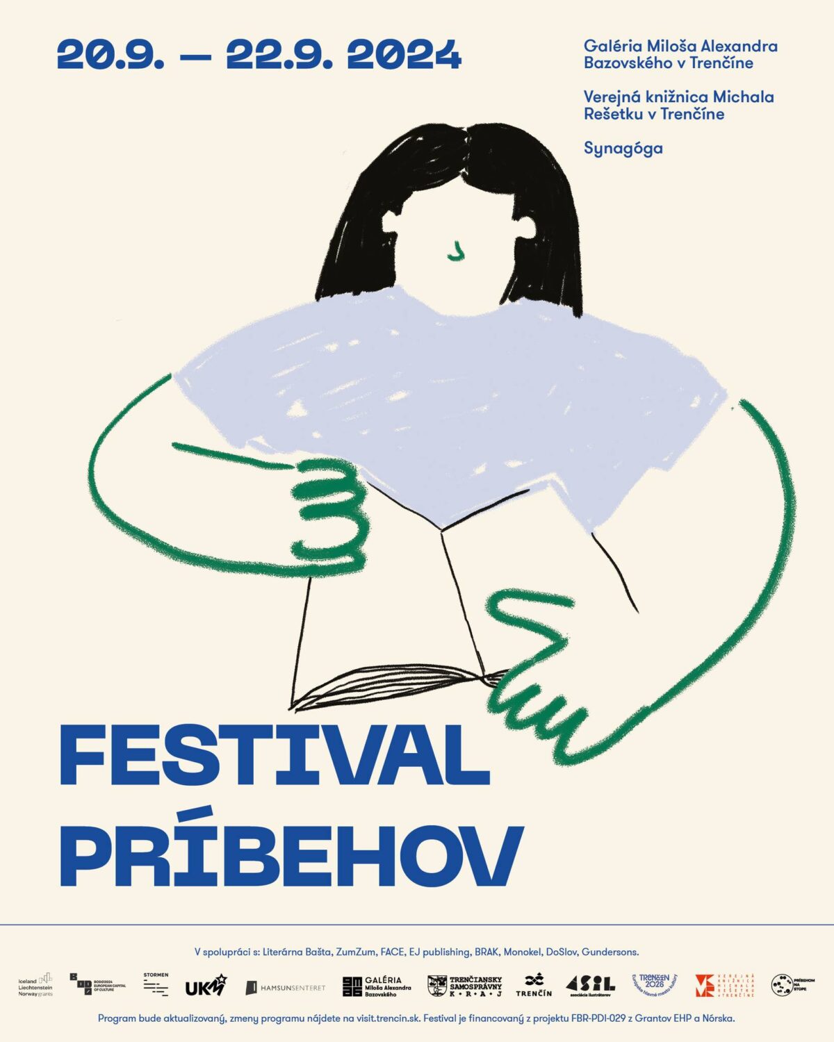 Festival príbehov plagát