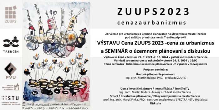 cena za urbanizmus opravená pozvánka