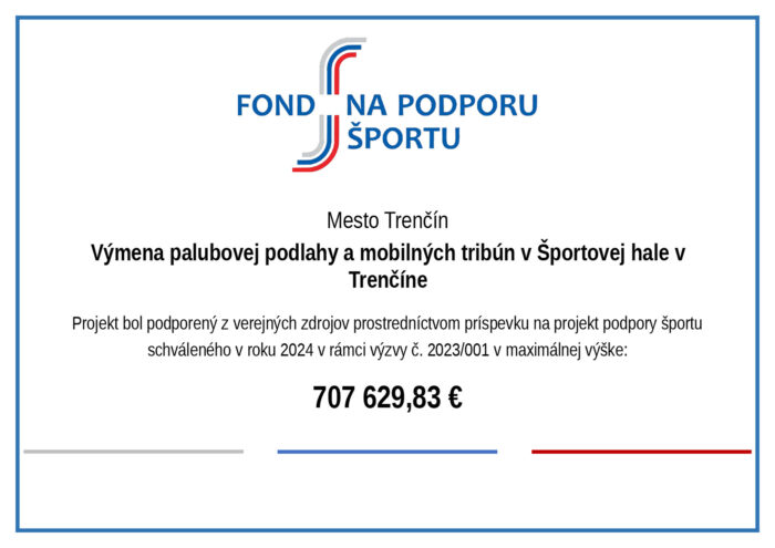Fond na podporu športu logo