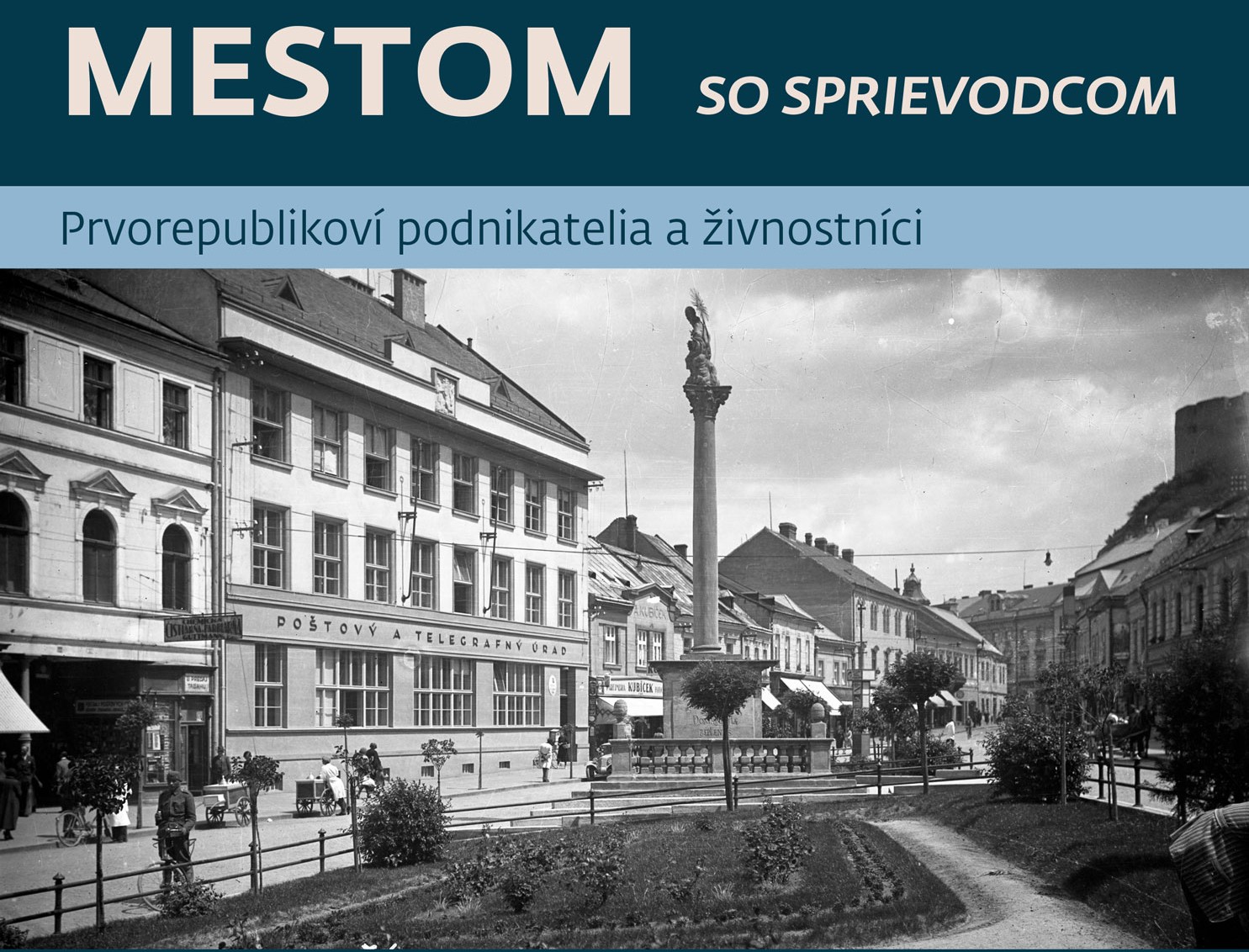 ilustrácia prechádzka mestom v decembri
