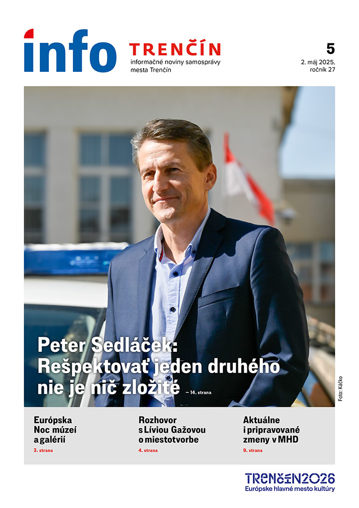 INFO Trenčín - máj 2025 na stiahnutie vo formáte PDF